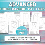 Horsemanship patterns for advancing students preparing for horse shows and challenging their western horseback riding skills.